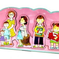 پازل چوبی2_آشنایی با مراحل رشد انسان(دختر) /دهکده