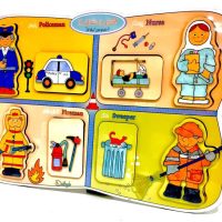 پازل چوبی_آشنایی با مشاغل1 /دهکده