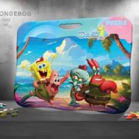 پازل پشت وایت بردی _ باب اسفنجی 2 مدل/ دانشمندان کوچک