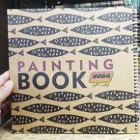 دفتر سیمی خشتی دکمه دار کرافت _ کد 800/نودا