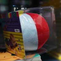 بازی_توپ پارچه ای رنگین کمانی جغجغه ای/ماه کوچولو