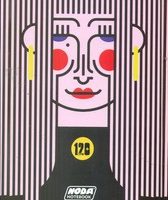 دفتر 120 برگ وزیری سخت _ کد 2180/نودا