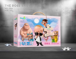 پازل جعبه ای 150 قطعه _ بچه رئیس/دانشمندان کوچک