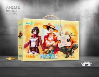 پازل جعبه ای 150 قطعه _ انیمه/دانشمندان کوچک