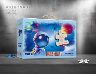 پازل جعبه ای 150 قطعه _ فضانورد/دانشمندان کوچک