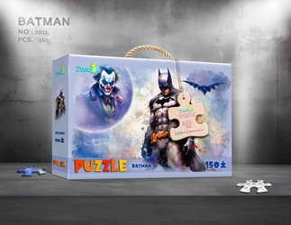 پازل جعبه ای 150 قطعه _ بتمن/دانشمندان کوچک