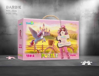 پازل جعبه ای 150 قطعه _ باربی/دانشمندان کوچک