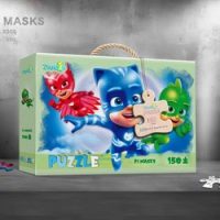 پازل جعبه ای 150 قطعه _ گربه ماسکدار PJ/دانشمندان کوچک