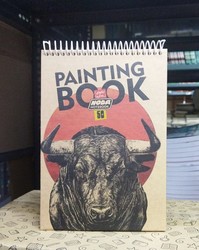 دفتر 50 برگ سیمی رقعی نخودی _ کد 446/نودا